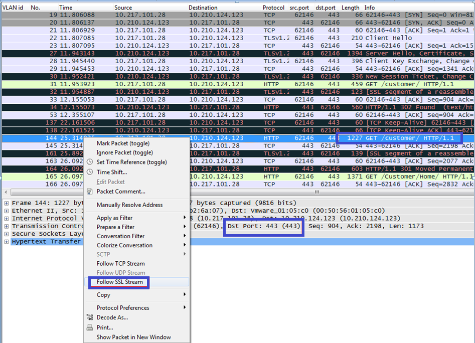 wireshark decrypt tls application data